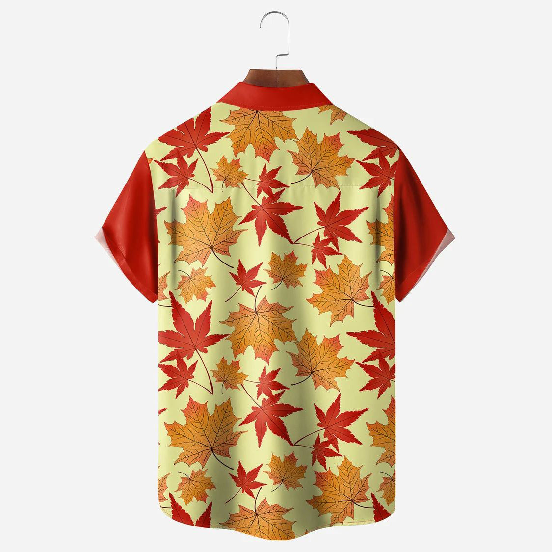 leaf pattern trendy shirt