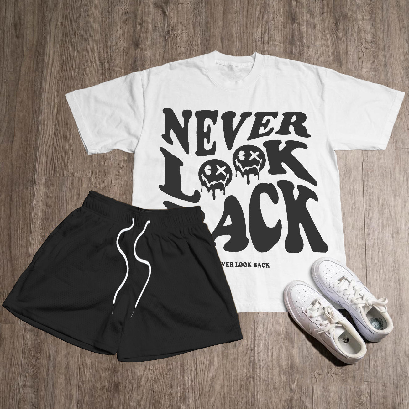 Never Look Back Print Two Piece Set