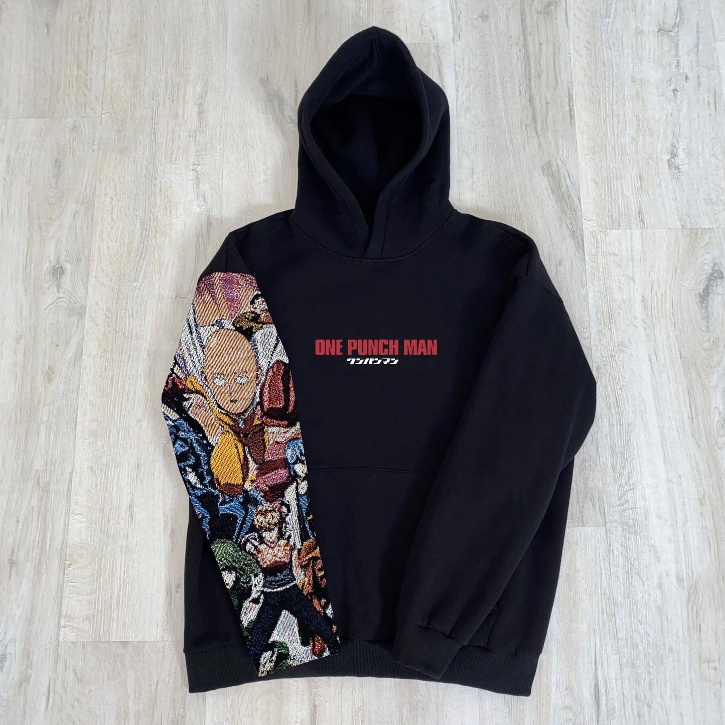 Cartoon stitching trendy brand print hoodie