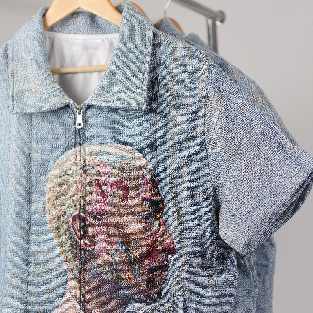 Retro Hip Hop Fashion Tapestry Shirt
