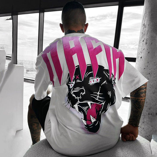 Mafia Print Short Sleeve T-Shirt