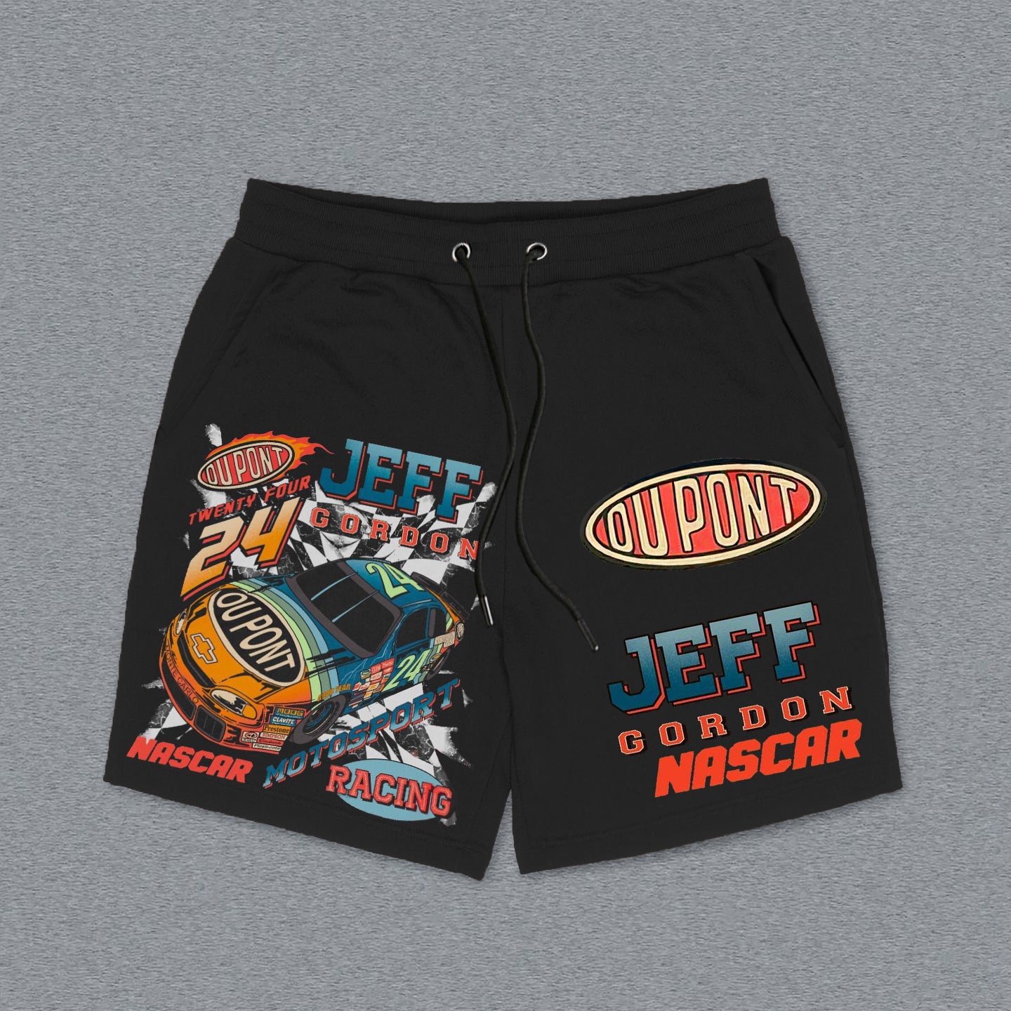 Racer Jeff Print Knitted Shorts