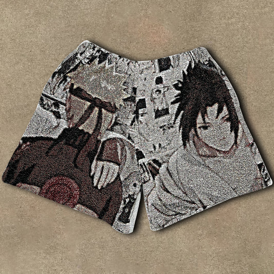 Retro Anime Tapestry Shorts