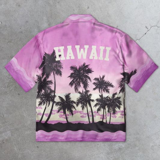 Artistic Coconut Tree Hawaiian Shirt