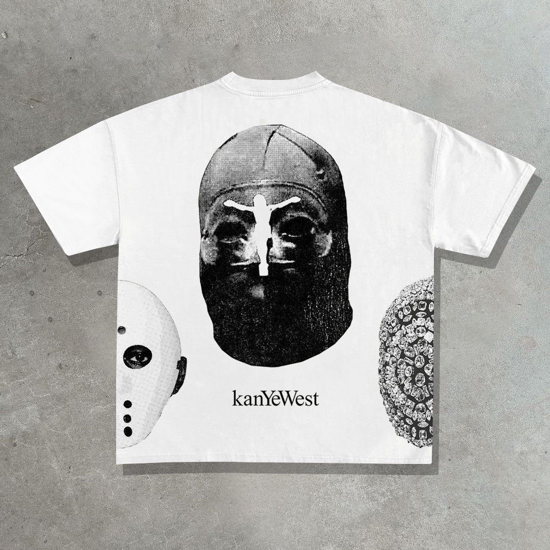 Masked Rapper printed T-shirt