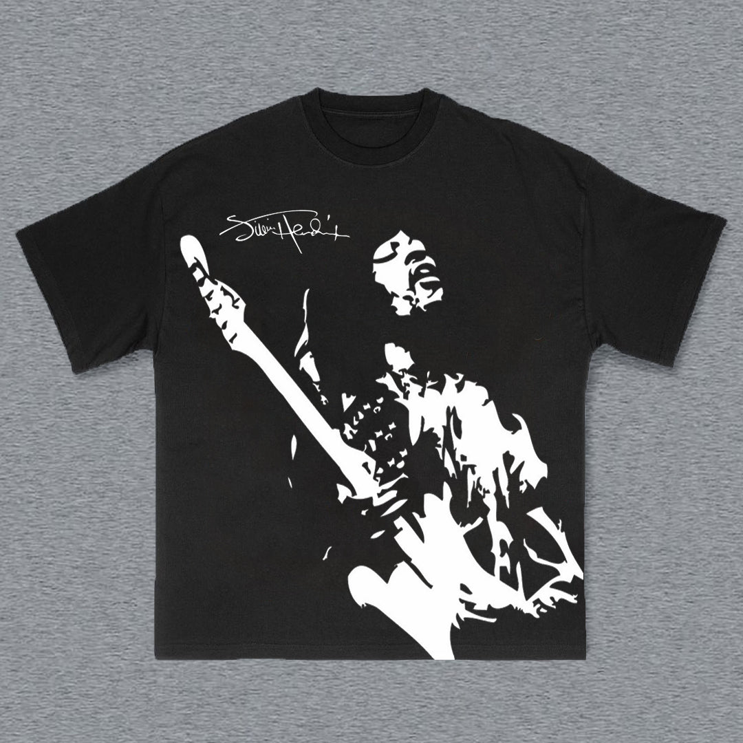 Commemorative Edition Guitarist Print T-Shirt