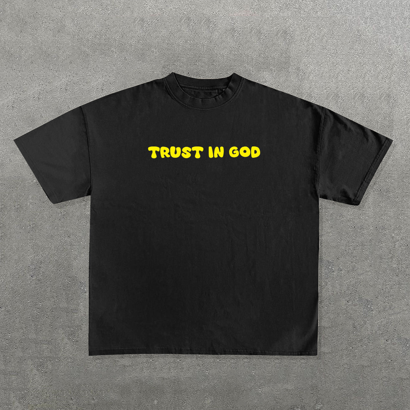 Trust In God Print Short Sleeve T-Shirt