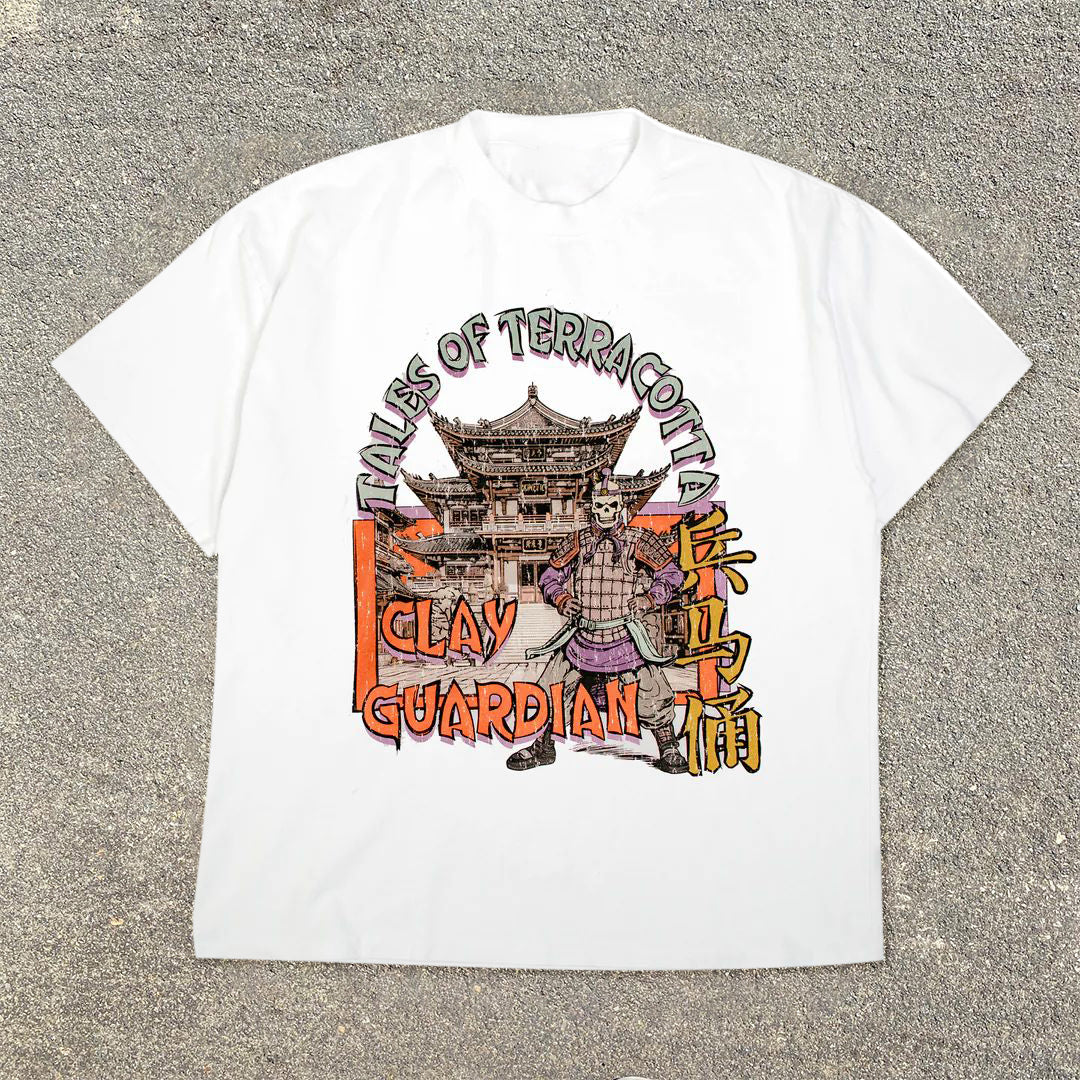 Retro Fashion Street Hip Hop Print T-Shirt