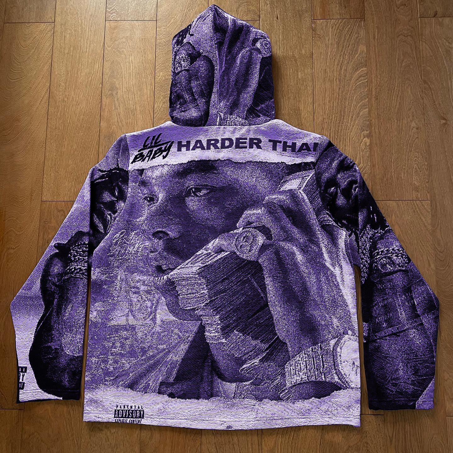 Harder Than Ever Relaxed Street Rap Festival Hoodie