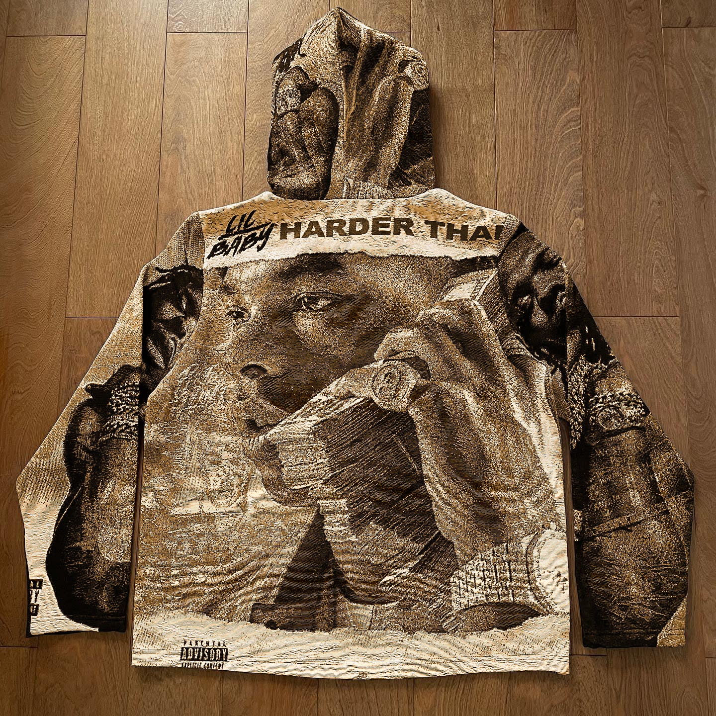 Harder Than Ever Relaxed Street Rap Festival Hoodie