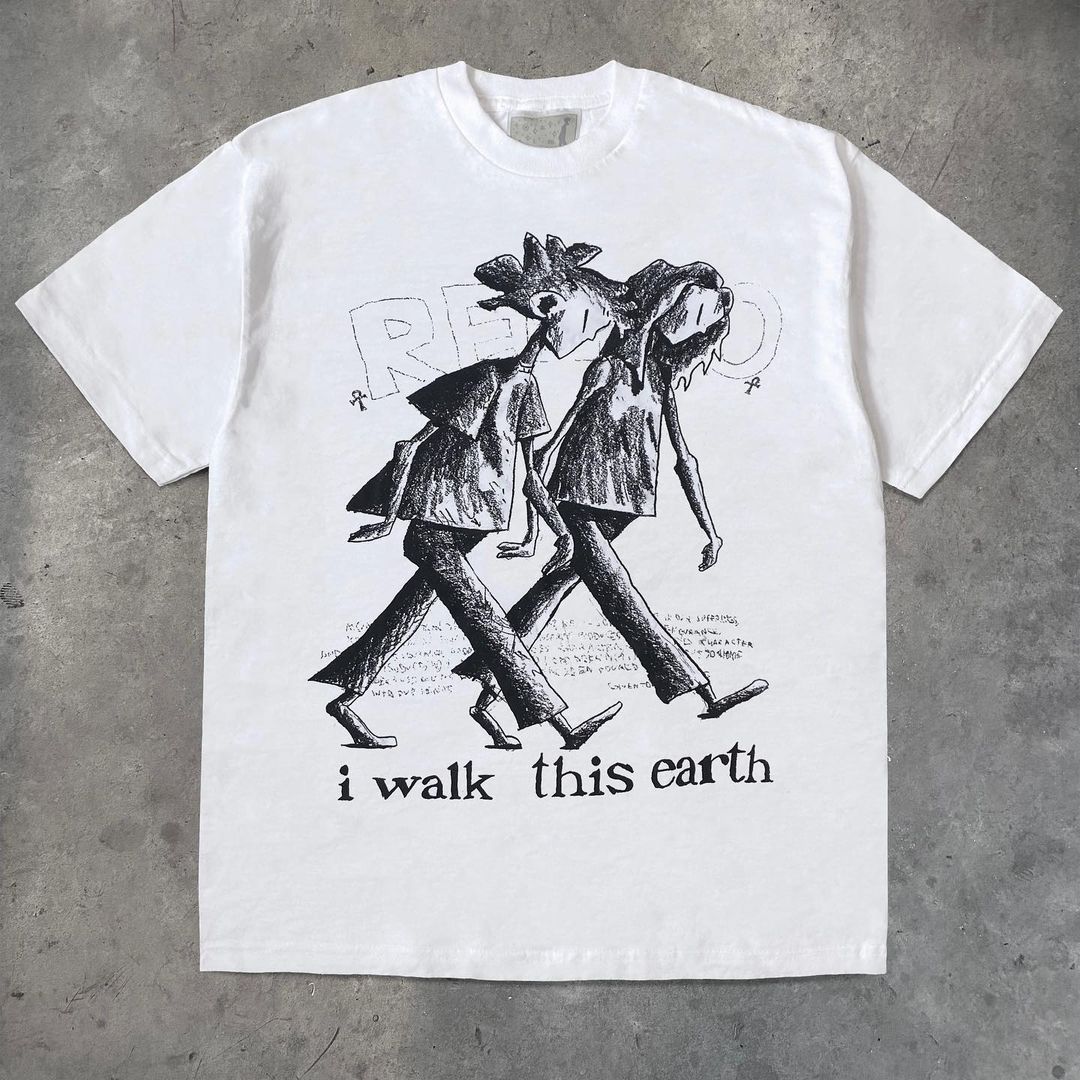 we walk on this earth t-shirt