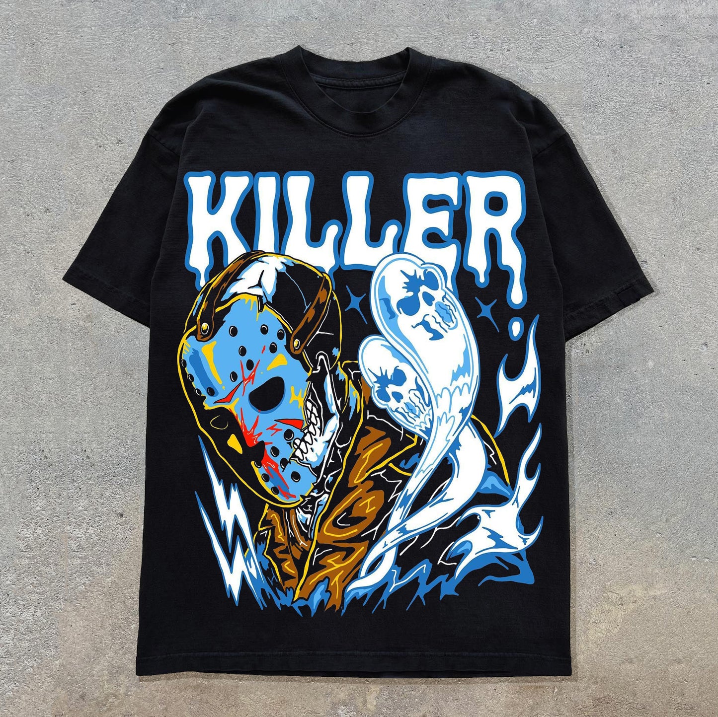 Fashion Killer Print Short Sleeve T-Shirt