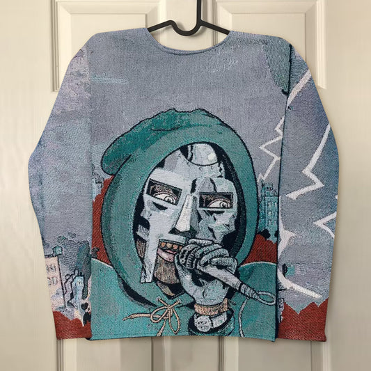 Stylish cartoon pattern street sweatshirt