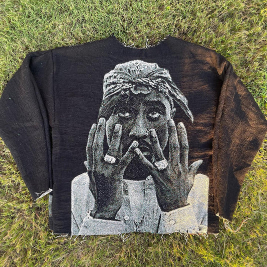 Retro Hip Hop Tapestry Sweatshirt