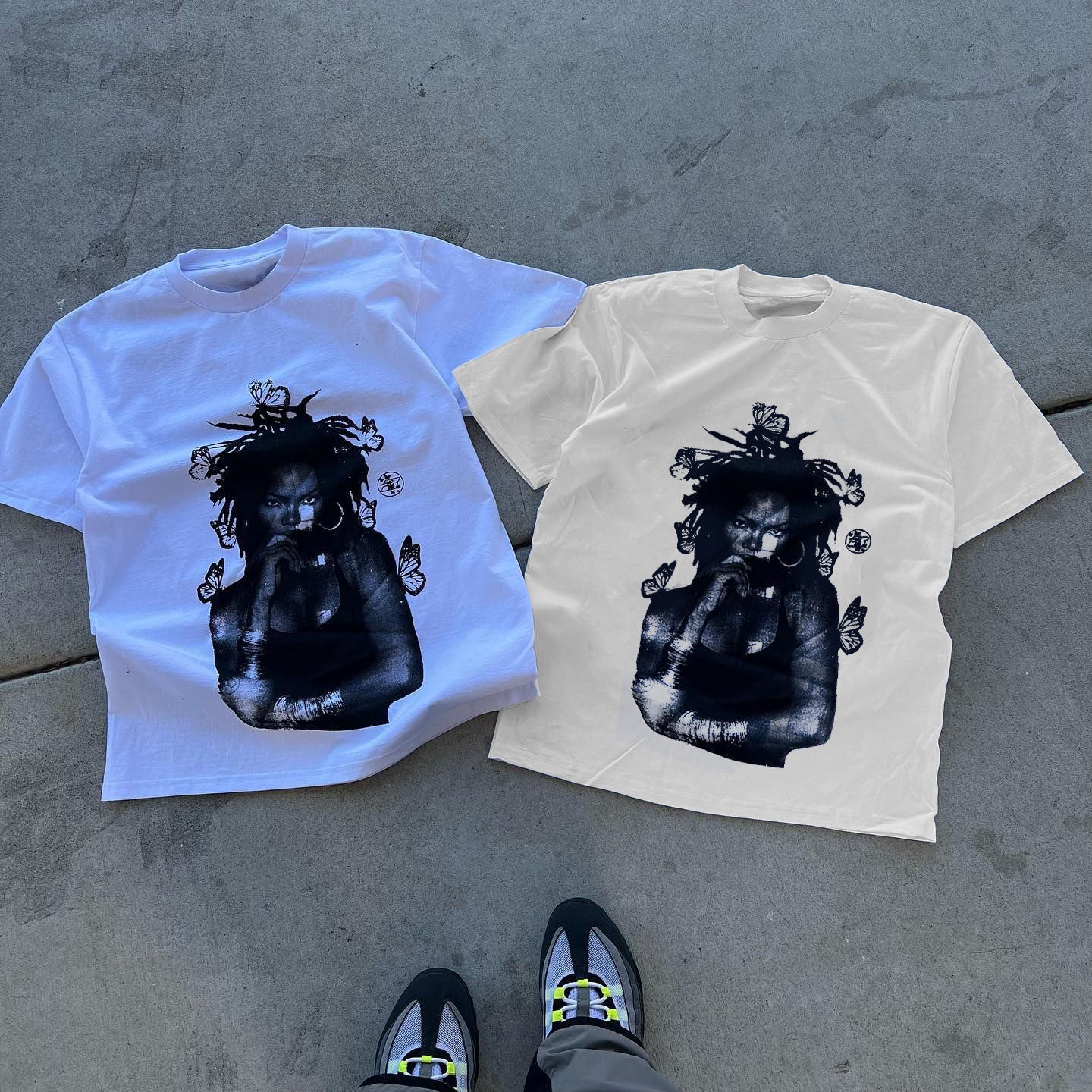 Lauryn Hill Print Short Sleeve T-Shirt