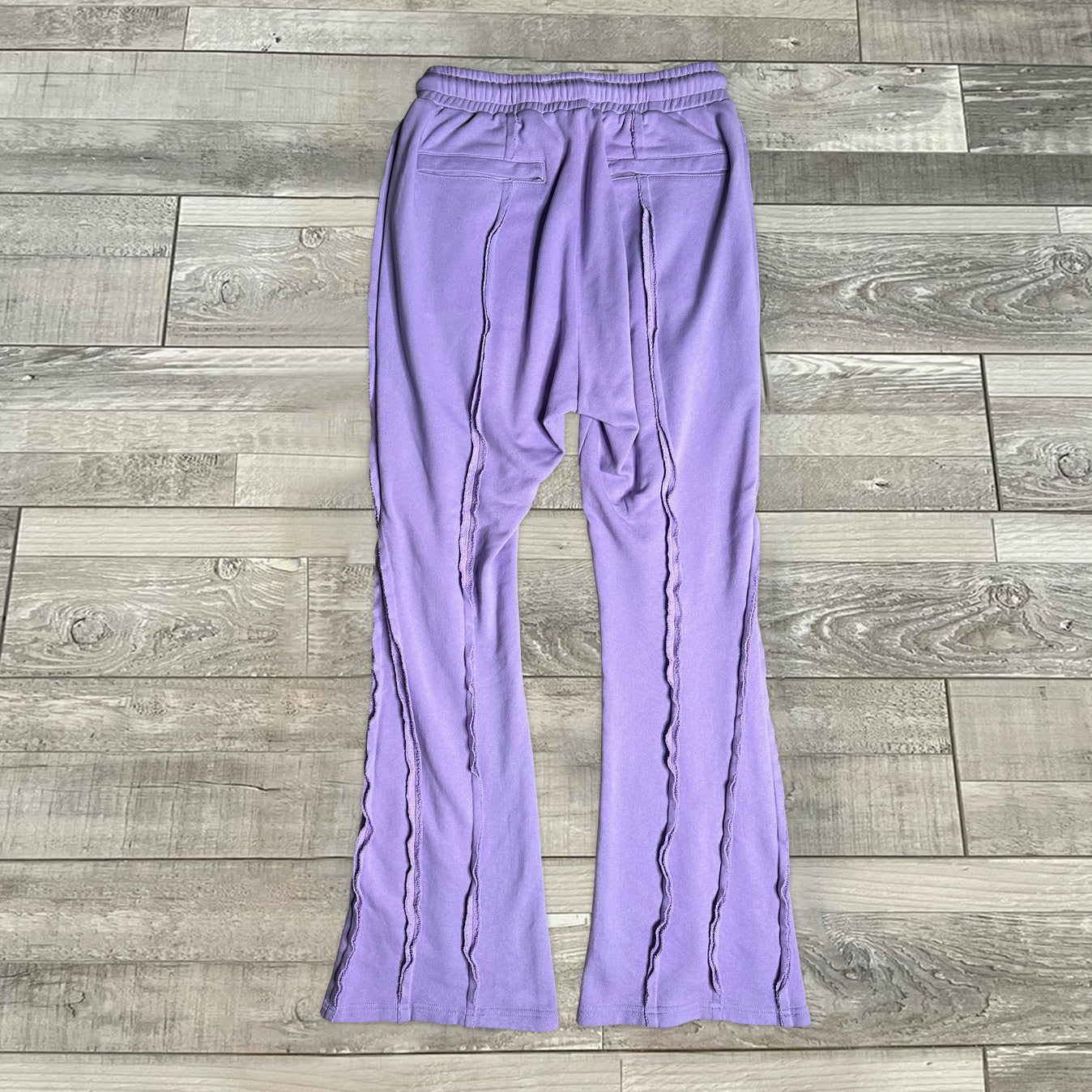 Casual retro paneled trousers