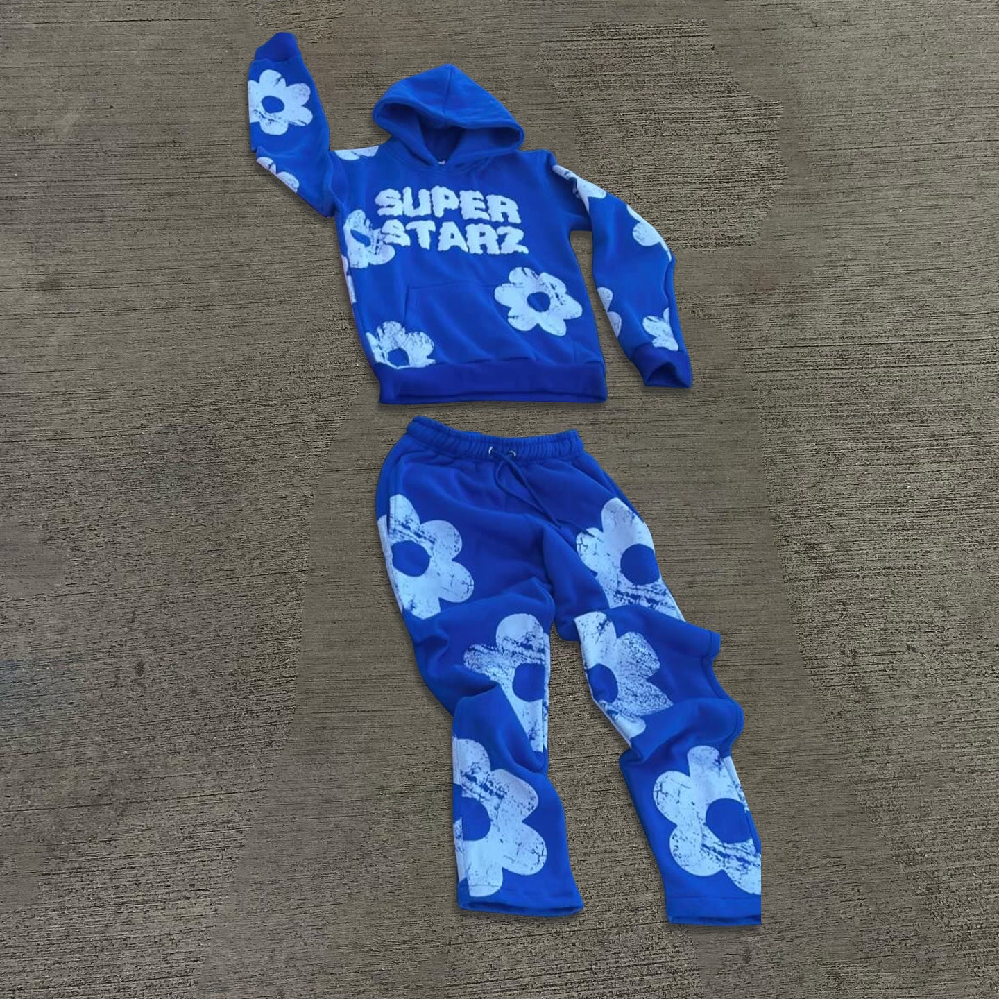 Casual printed sports suit