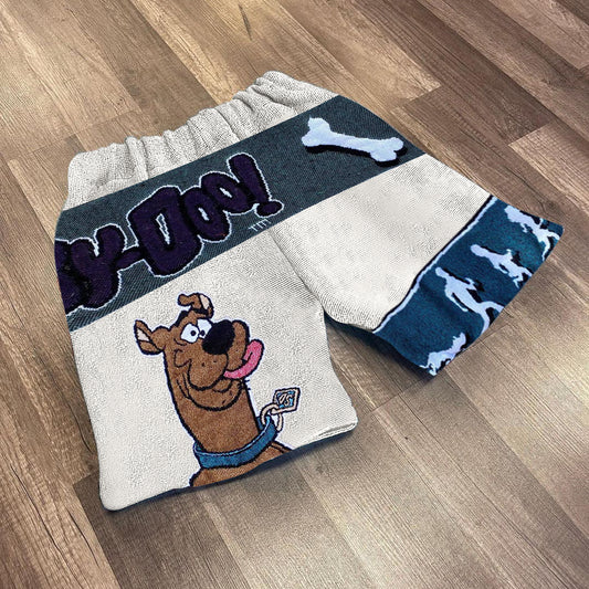 Vintage Scooby-doo print track shorts