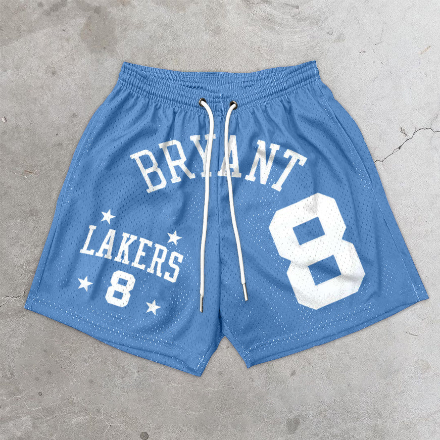Sports trendy basketball mesh shorts