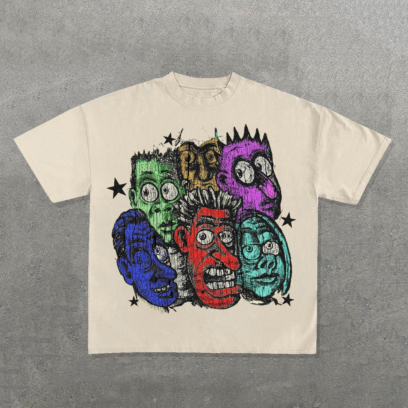 Fear Kills Print Short Sleeve T-Shirt