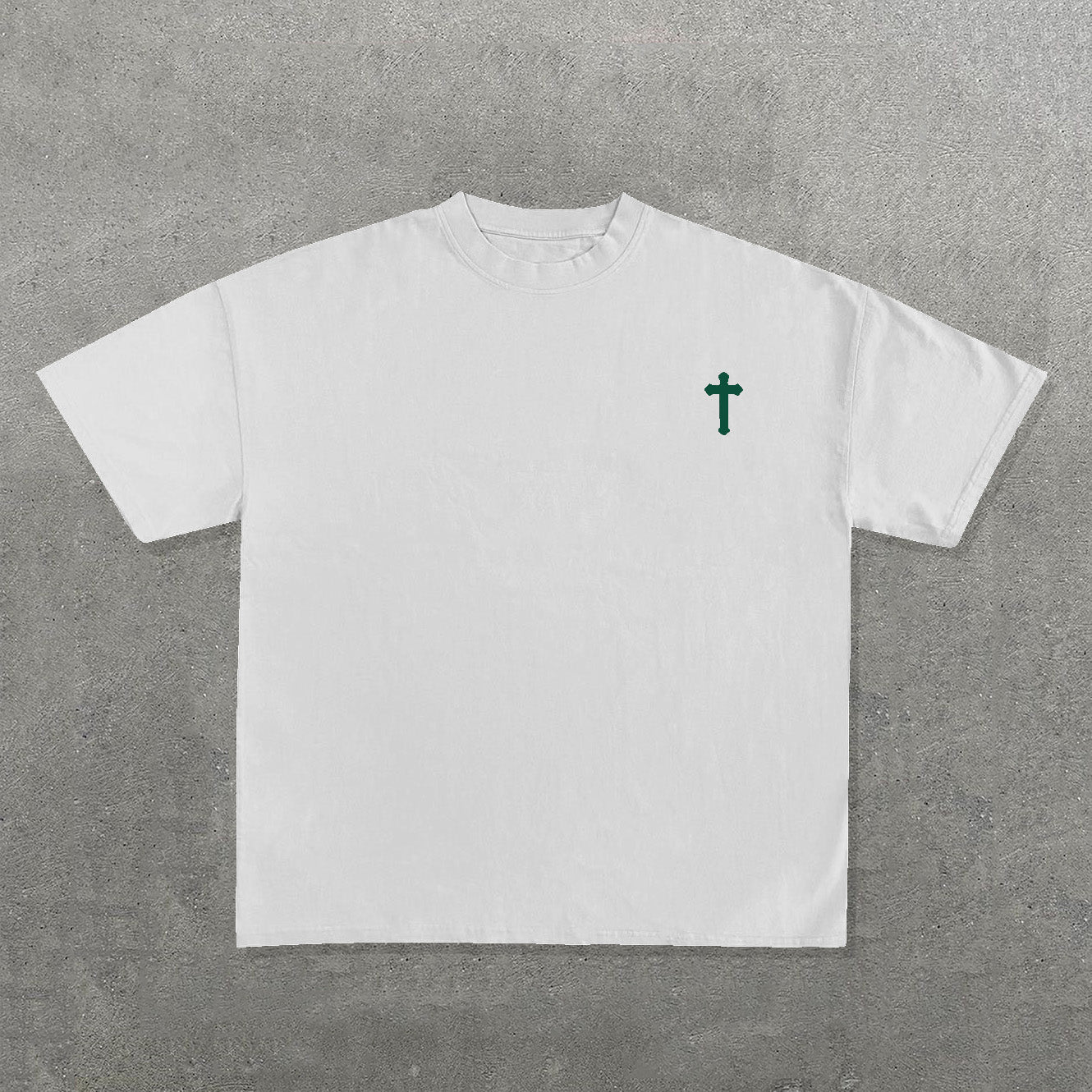 It't Never Luck It's Always God Print Short Sleeve T-Shirt
