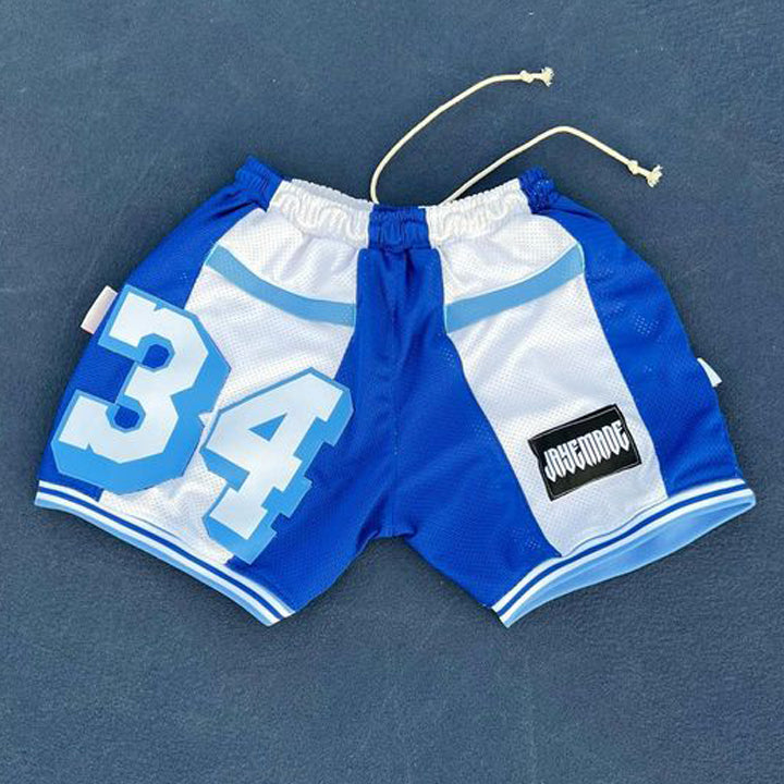 NO.34 casual street basketball mesh shorts