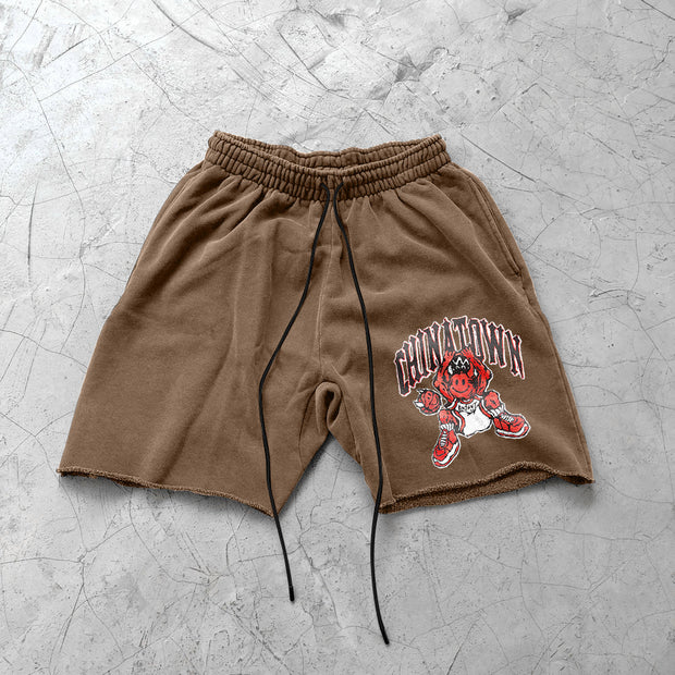 Trendy retro street casual hip-hop shorts