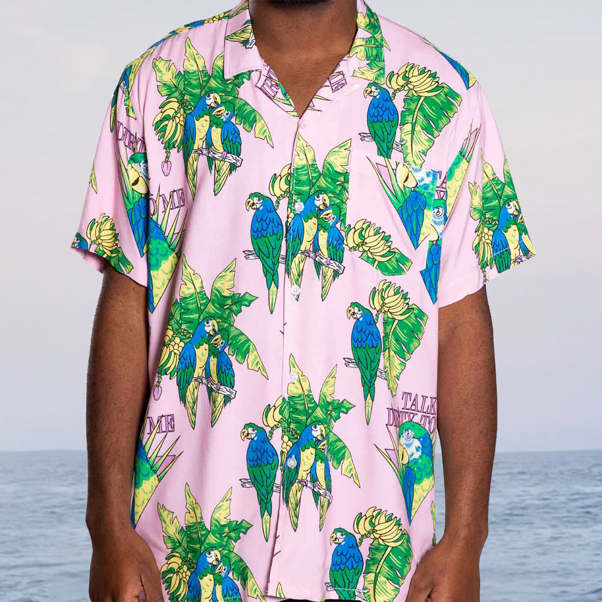 Fashion Beach Resort Style Beach Short Sleeve Shirt