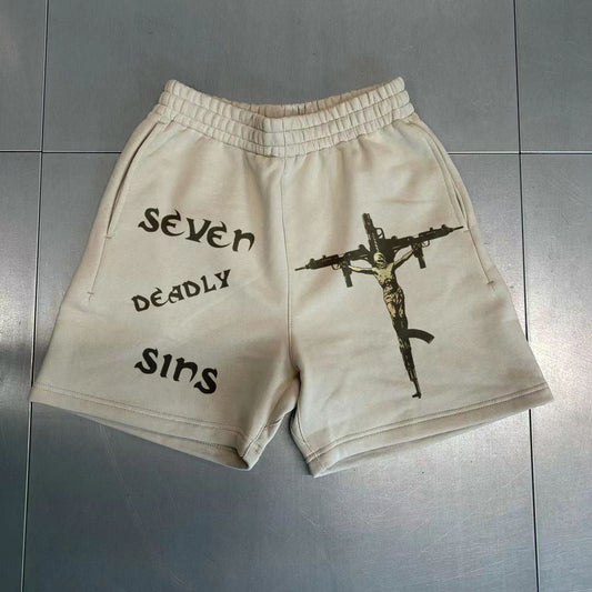 Seven deadly sins casual street home shorts