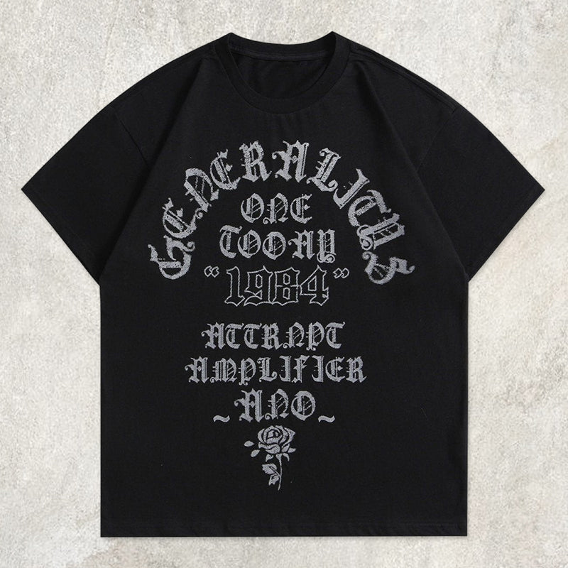 Deformation Of Letters Graphic Tee