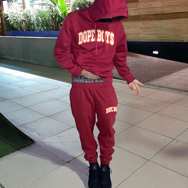 Dope Boy Tracksuit Wine Red