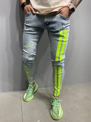 Men's Shredded Stretch Skinny Jeans