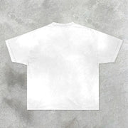 Personalized fashion short-sleeved retro short-sleeved T-shirt