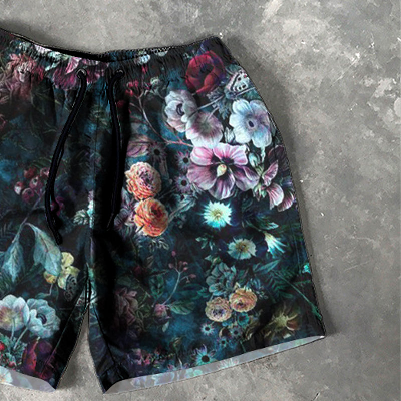 floral print 5 inseam shorts