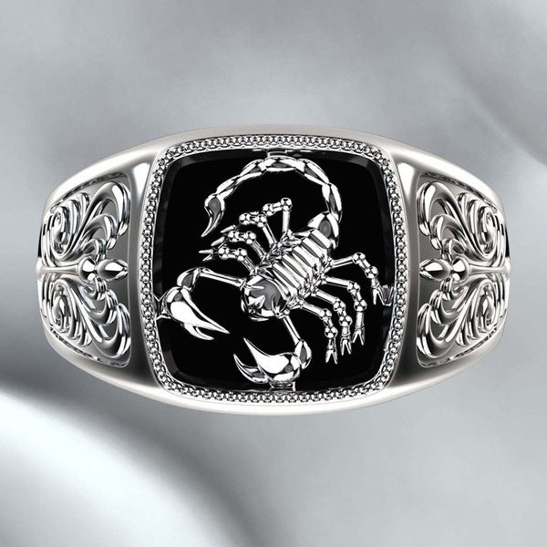 Creative Scorpion Embossed Ring Poisonous Scorpion Ring