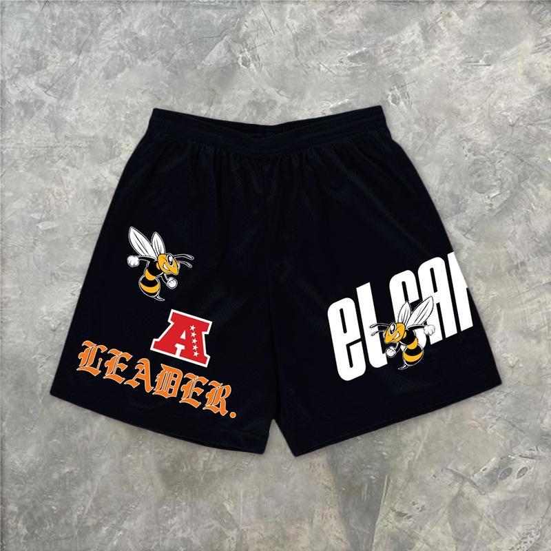 Personalized street style printed sports fitness shorts
