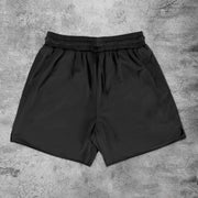 Casual retro street sports zipper temperament shorts