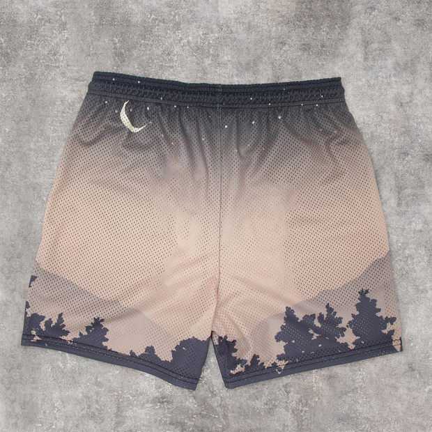 Tide brand art retro print casual shorts