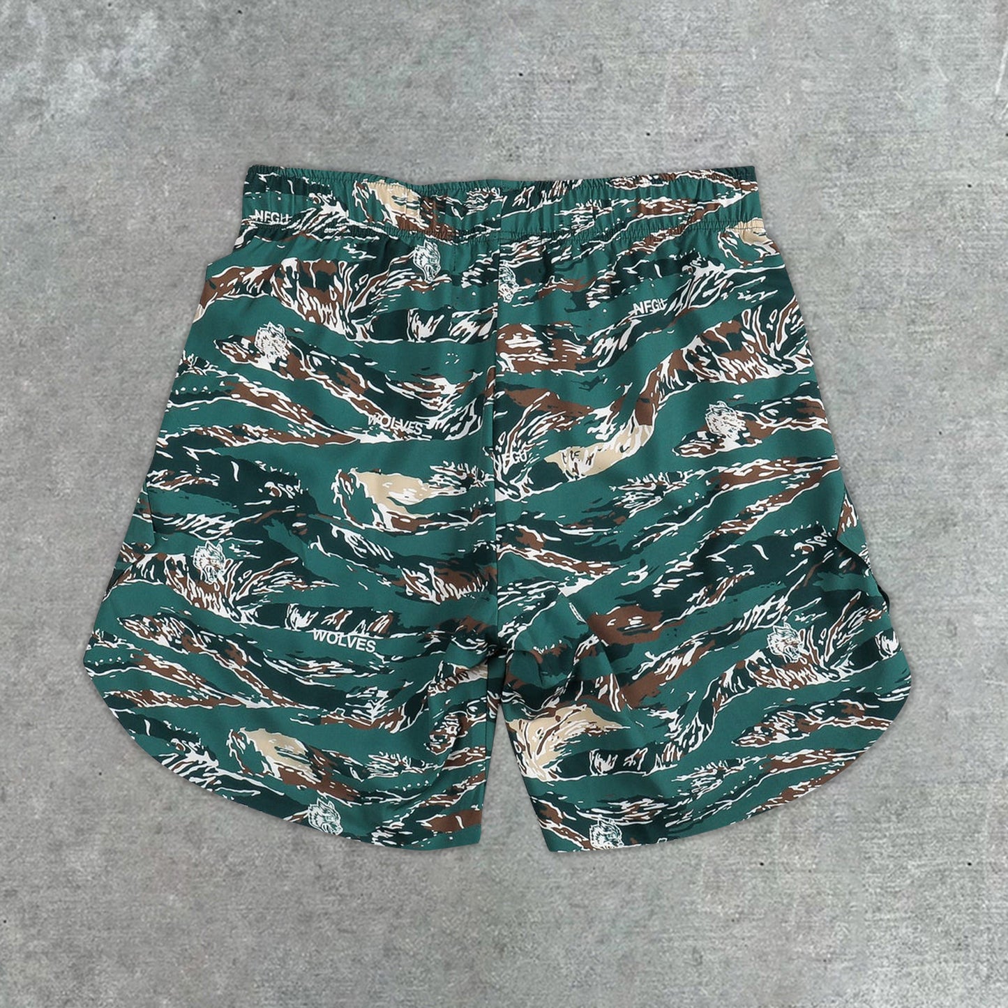 Fashion sports style fitness casual camouflage shorts