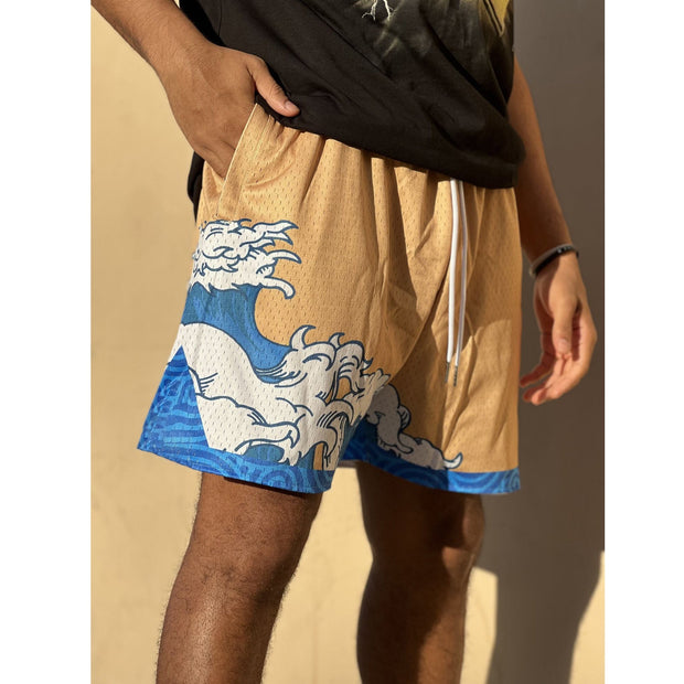 Trendy casual retro street shorts