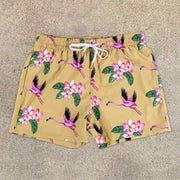 seaside art print beach shorts