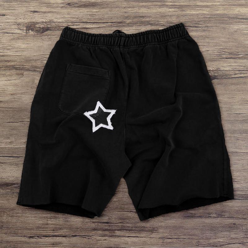 Star print sports casual hip-hop shorts