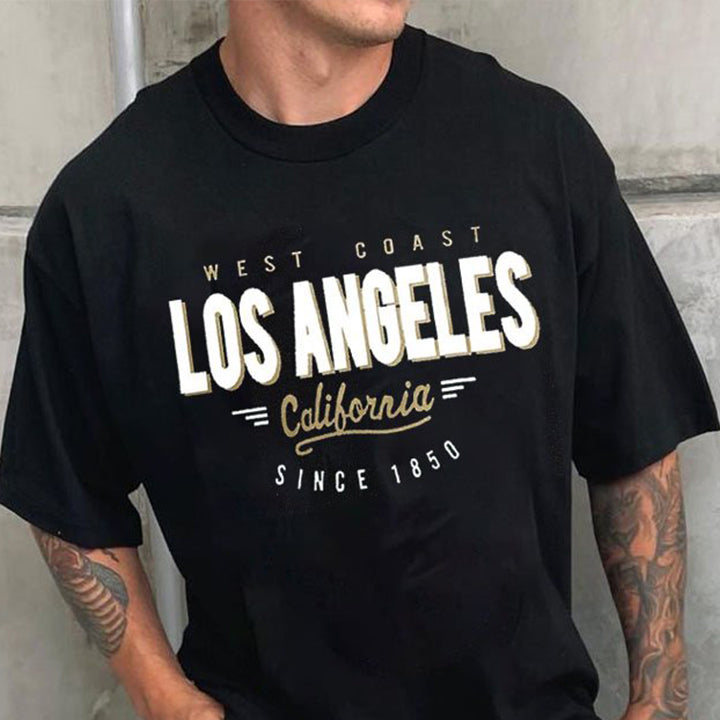 LA Vintage Print Short Sleeve T-Shirt