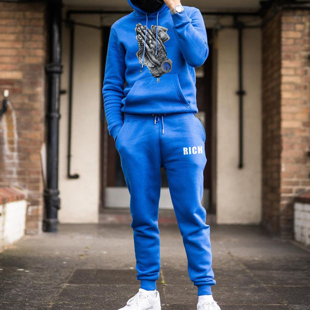 Pray For Rich Tracksuit Blue