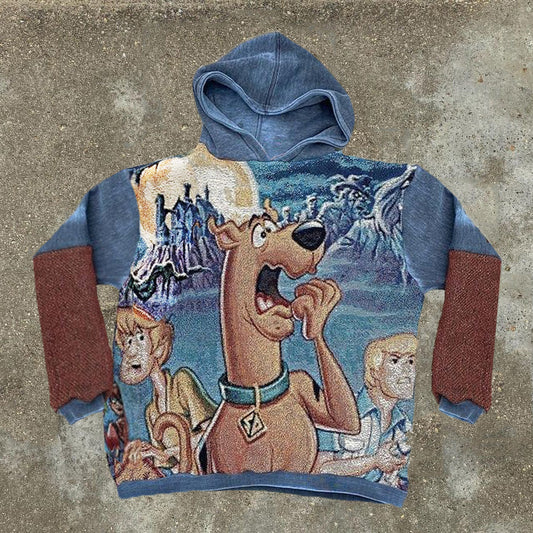 Casual Scooby Doo Print Hoodie