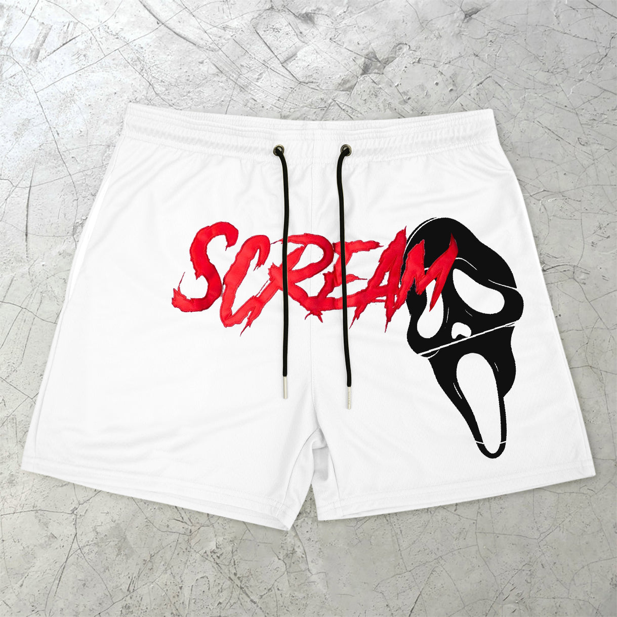 Scream Retro Casual Sports Shorts