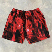 Statement Skull Street Style Casual Sports Shorts