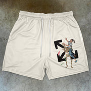 Trendy street retro casual sports shorts