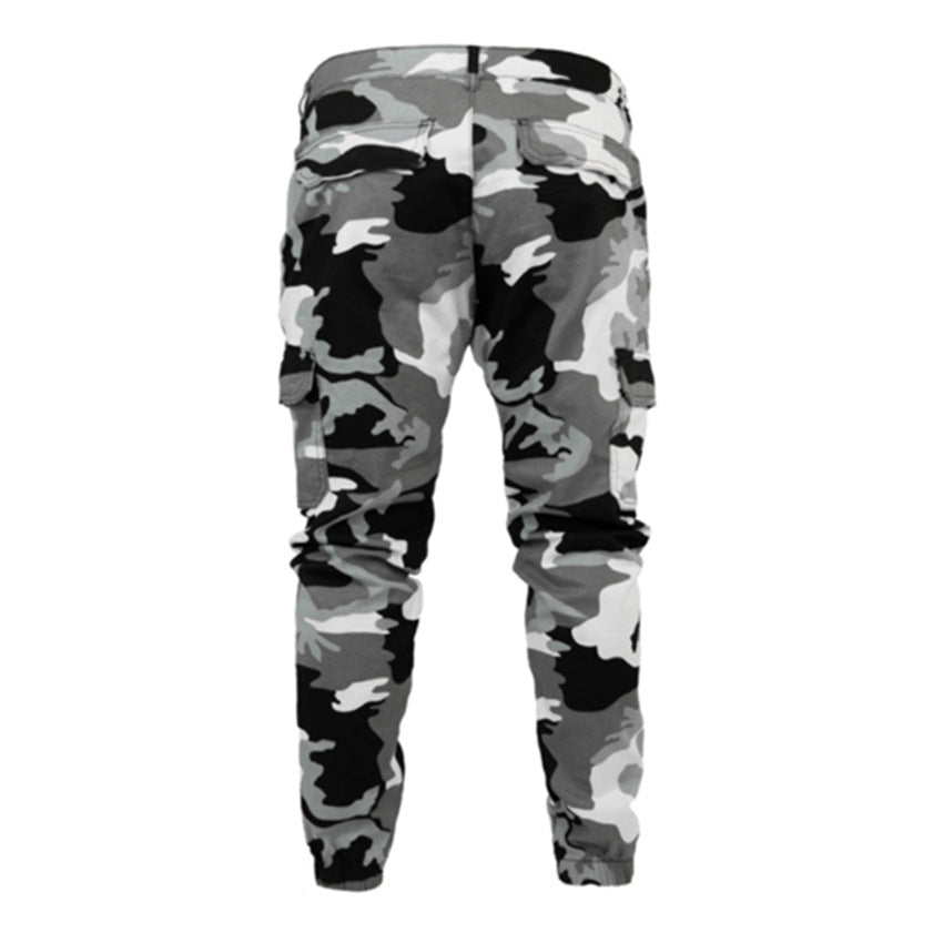 Camouflage overalls fashion city long pants