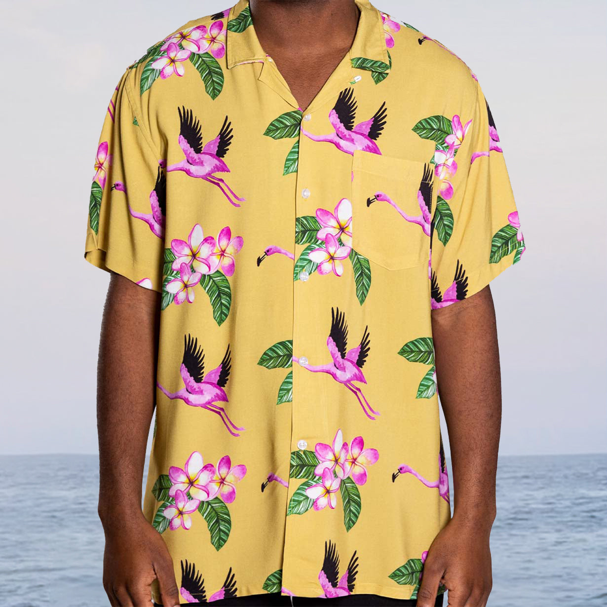 Resort style outdoor casual beach shirt
